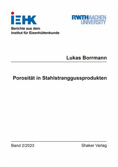 Porosität in Stahlstranggussprodukten - Borrmann, Lukas