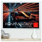 Rennwagen Fantasien (hochwertiger Premium Wandkalender 2024 DIN A2 quer), Kunstdruck in Hochglanz
