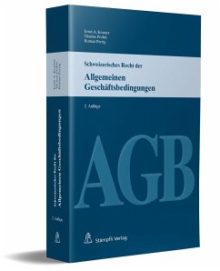 Schweizerisches Recht der Allgemeinen Geschäftsbedingungen (AGB) - Kramer, Ernst A.; Probst, Thomas; Perrig, Roman