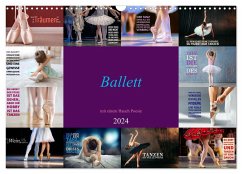 Ballett mit einem Hauch Poesie (Wandkalender 2024 DIN A3 quer), CALVENDO Monatskalender - Michel, Susan