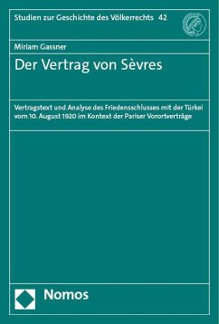 Der Vertrag von Sèvres - Gaßner, Miriam