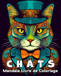 Chats Mandala Livre de Coloriage - Schöning, Lea