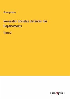 Cover Revue des Societes Savantes des Departements