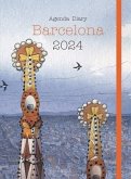 Agenda Diary Barcelona 2024. Semana vista catalán-inglés