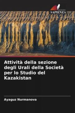 Cover Attività della sezione degli Urali della Società per lo Studio del Kazakistan