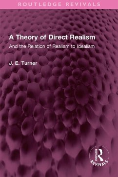 Cover A Theory of Direct Realism (eBook, PDF)