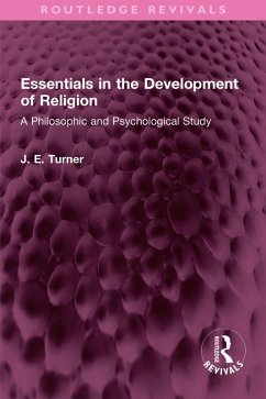 Cover Essentials in the Development of Religion (eBook, ePUB)