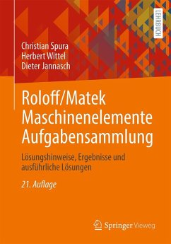 Cover Roloff/Matek Maschinenelemente Aufgabensammlung (eBook, PDF)