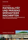 Materialität und Präsenz spätantiker Inschriften (eBook, ePUB)