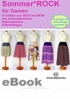 Cover Sommer.ROCK Damenrock mit Seitentaschen in 5 Längen - Schnittmuster mit Nähanleitung von firstloungeberlin (eBook, ePUB)