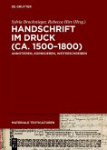 Handschrift im Druck (ca. 1500-1800) (eBook, ePUB)