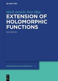 Extension of Holomorphic Functions (eBook, ePUB)