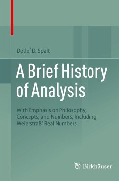 A Brief History of Analysis - Spalt, Detlef D.