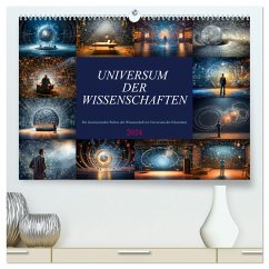 Universum der Wissenschaften (hochwertiger Premium Wandkalender 2024 DIN A2 quer), Kunstdruck in Hochglanz - Meutzner, Dirk