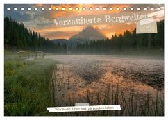 Verzauberte Bergwelten (Tischkalender 2024 DIN A5 quer), CALVENDO Monatskalender