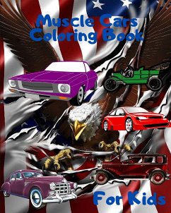 Muscle Cars Coloring Book - Caleb, Sophia