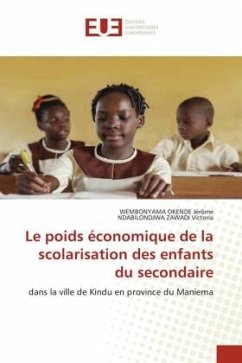 Le poids économique de la scolarisation des enfants du secondaire - Jérôme, WEMBONYAMA OKENDE;Victoria, NDABILONDJWA ZAWADI