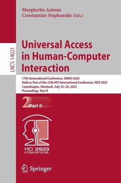 Universal Access in Human-Computer Interaction (eBook, PDF)