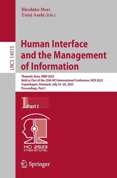 Human Interface and the Management of Information (eBook, PDF) Human Interface and the Management of Information (eBook, PDF)