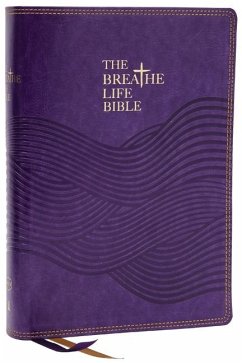 The Breathe Life Holy Bible: Faith in Action (Nkjv, Purple Leathersoft, Thumb Indexed, Red Letter, Comfort Print) - Thomas Nelson