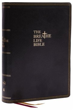 The Breathe Life Holy Bible: Faith in Action (Nkjv, Black Leathersoft, Thumb Indexed, Red Letter, Comfort Print) - Thomas Nelson