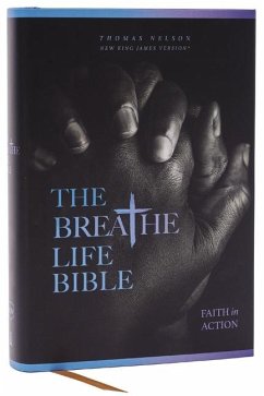 The Breathe Life Holy Bible: Faith in Action (Nkjv, Hardcover, Red Letter, Comfort Print) - Thomas Nelson