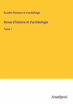 Cover Revue d'histoire et d'archéologie