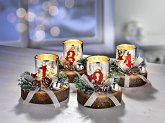 Teelichthalter "Advent" 4er-Set