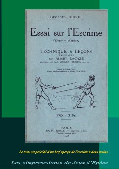 Essai sur l'Escrime (Dague et Rapière) (eBook, ePUB)