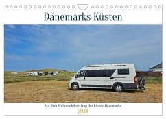 Mit dem Wohnmobil entlang der Küste Dänemarks (Wandkalender 2024 DIN A4 quer), CALVENDO Monatskalender - Bussenius, Beate