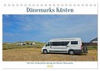 Mit dem Wohnmobil entlang der Küste Dänemarks (Tischkalender 2024 DIN A5 quer), CALVENDO Monatskalender