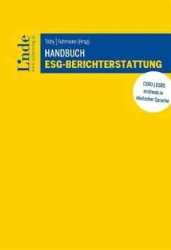 Handbuch ESG-Berichterstattung - Aschauer, Eva;Benetik, Corinna;Carius, Marcus;Tichy, Georg;Fuhrmann, Karin