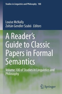 Cover A Reader's Guide to Classic Papers in Formal Semantics