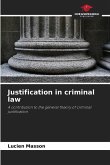 Justification in criminal law