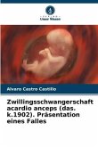 Zwillingsschwangerschaft acardio anceps (das. k.1902). Präsentation eines Falles