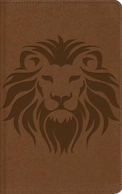 Nbla, Biblia Visual de Estudio Para Niños, León, Interior a Cuatro Colores, Leathersoft, Café, Comfort Print - Nbla-Nueva Biblia de Las Américas; Vida