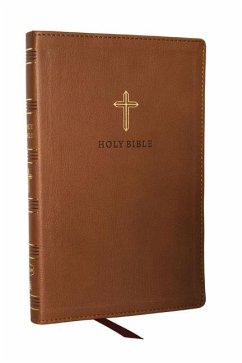KJV Holy Bible: Ultra Thinline, Brown Leathersoft, Red Letter, Comfort Print: King James Version - Thomas Nelson