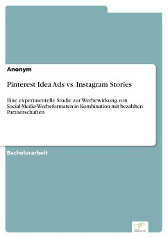 Pinterest Idea Ads vs. Instagram Stories - Anonymous