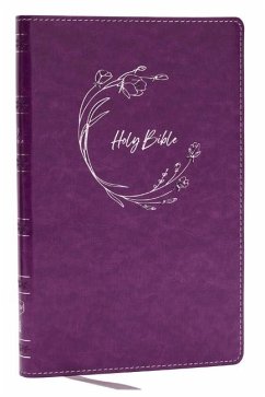NKJV Holy Bible, Ultra Thinline, Purple Leathersoft, Red Letter, Comfort Print - Thomas Nelson