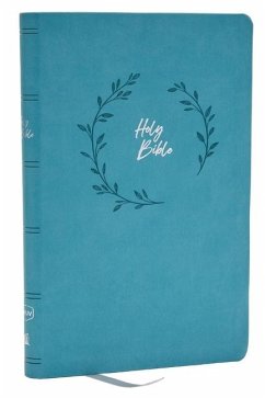 NKJV Holy Bible, Value Ultra Thinline, Teal Leathersoft, Red Letter, Comfort Print - Thomas Nelson