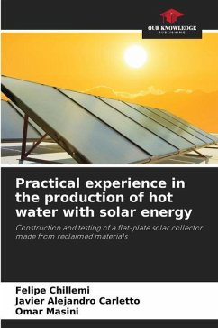 Practical experience in the production of hot water with solar energy - Chillemi, Felipe;Carletto, Javier Alejandro;Masini, Omar