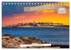 Saint-Malo - Ein gut geschützter Schatz (Tischkalender 2024 DIN A5 quer), CALVENDO Monatskalender