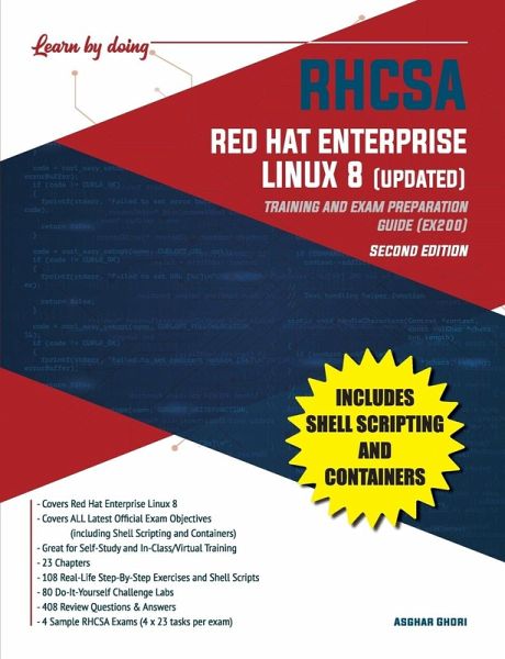 RHCSA Red Hat Enterprise Linux 8 (UPDATED) (eBook, ePUB) RHCSA Red Hat Enterprise Linux 8 (UPDATED) (eBook, ePUB)