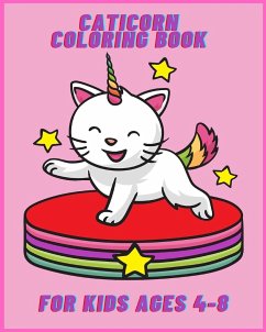 Caticorn coloring book for kids ages 4-8 - Caleb, Sophia