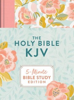 The Holy Bible Kjv: 5-Minute Bible Study Edition (Summertime Florals) - Compiled By Barbour Staff