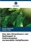 Von den Einwohnern von Nathiagali in Volksrezepten verwendete Heilpflanzen