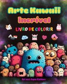 Arte kawaii incrível - Livro de colorir - Desenhos adoráveis e divertidos de kawaii para todas as idades
