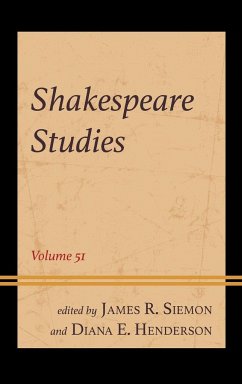 Shakespeare Studies, Volume 51