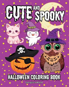 Cute and Spooky Halloween Coloring Book for Adults and Kids - Yunaizar88