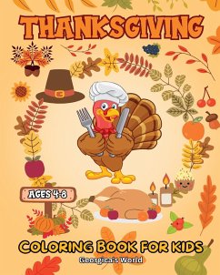 Thanksgiving Coloring Book for Kids ages 4-8 - Yunaizar88